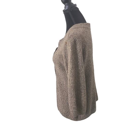 Christopher & Banks M Sweater Chestnut Brown Cozy Causal Granny Core Cottagecore - Picture 5 of 12